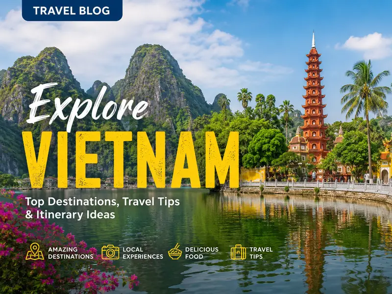 Explore Vietnam travel destinations, tips and itinerary ideas