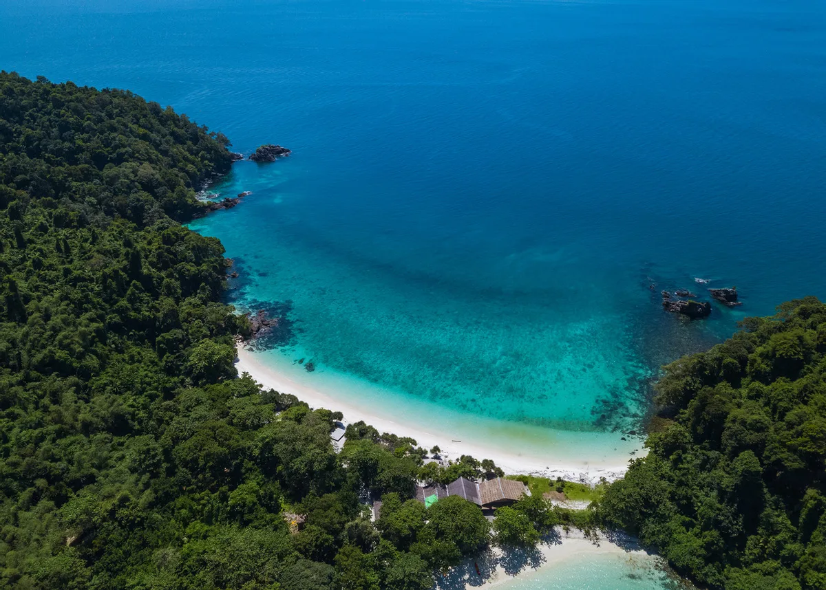 Tropical islands and clear waters of the Mergui archipelago