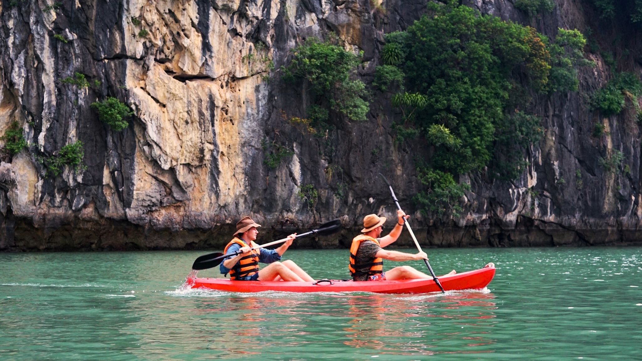 Kayak Among Emerald Beach