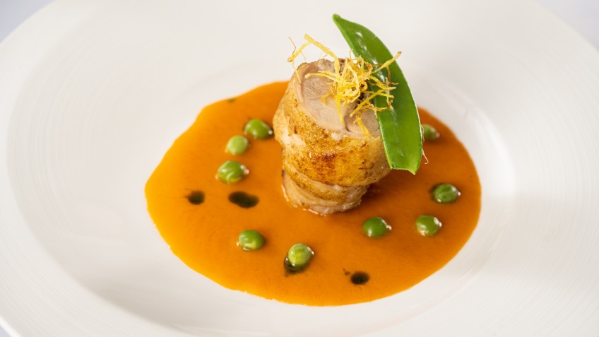 A colorful main course