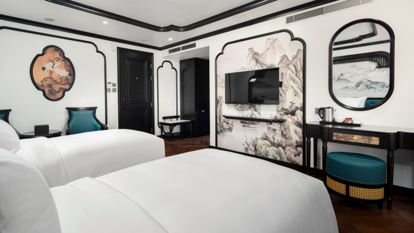Twin cabin on board