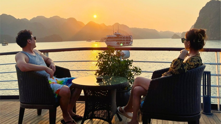 Lan Ha Bay Sunset