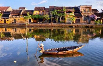 Thu Bon River in Hoi An Ancient Town
